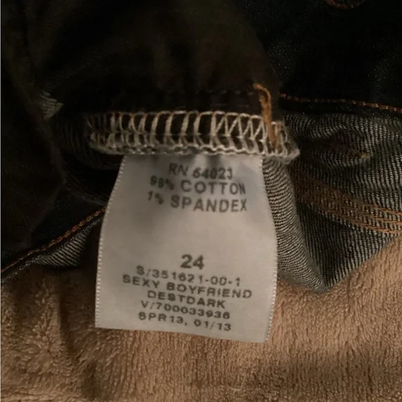 GAP Denim Shorts Roll Cuff Boyfriend Jean Shorts 24 Y2K - Picture 10 of 10